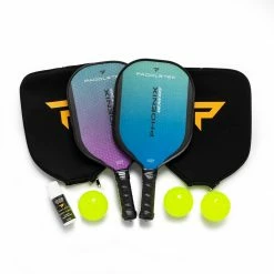 New ✨ Paddletek Phoenix Genesis Middleweight Hybrid Pickleball 2 Paddle Set 🌟