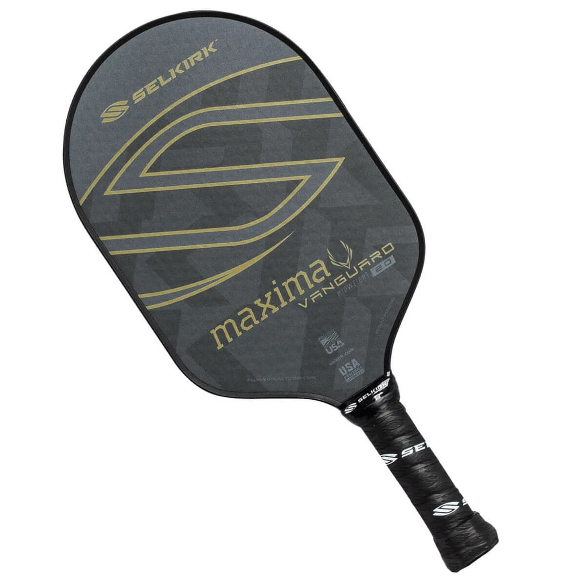 Deals ๐ Selkirk VANGUARD 2.0 Maxima Middleweight Carbon Fiber Pickleball Paddle โจ