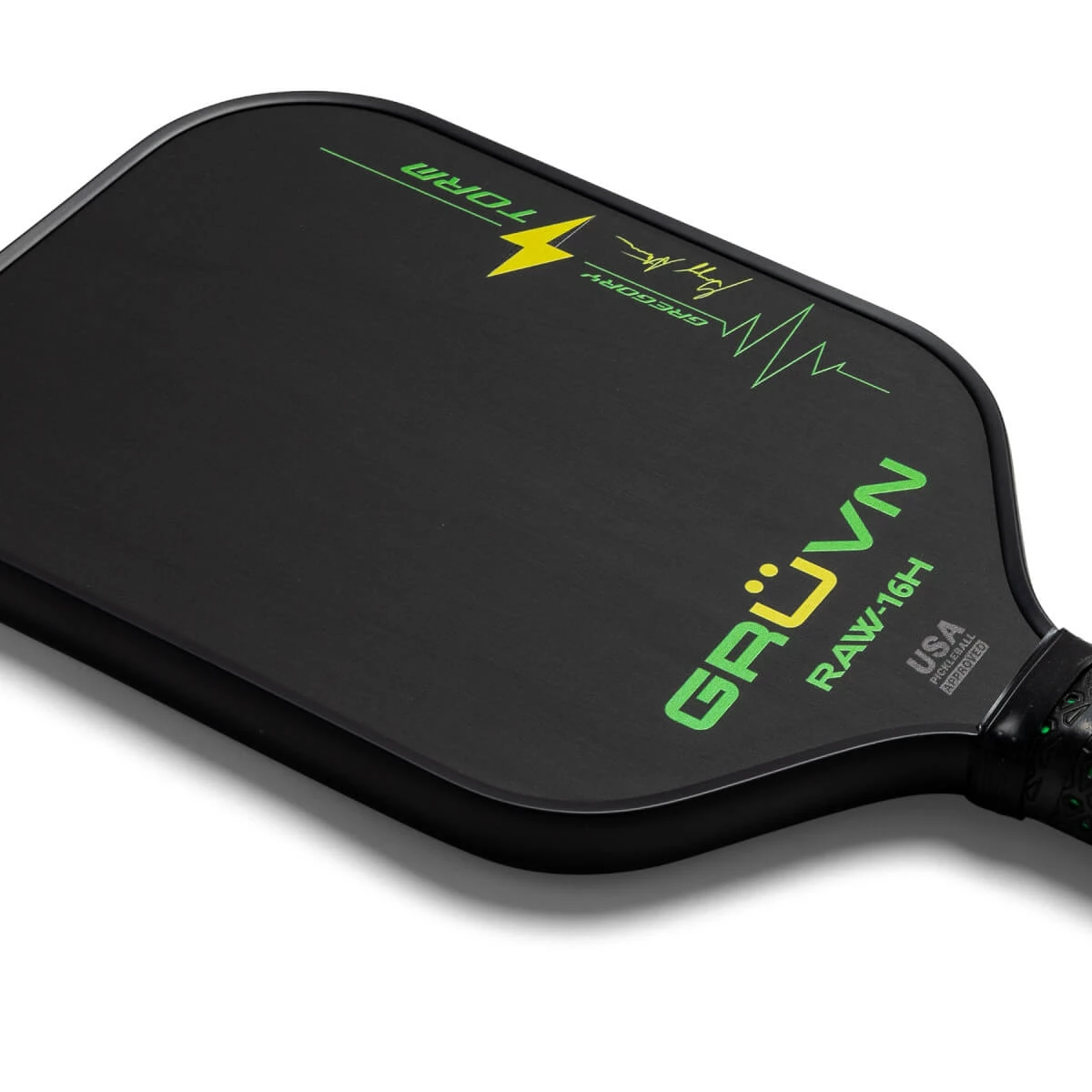 Outlet ๐ GRUVN RAW-16H Gregory Storm Middleweight Carbon Fiber Pickleball Paddle ๐ - Image 2