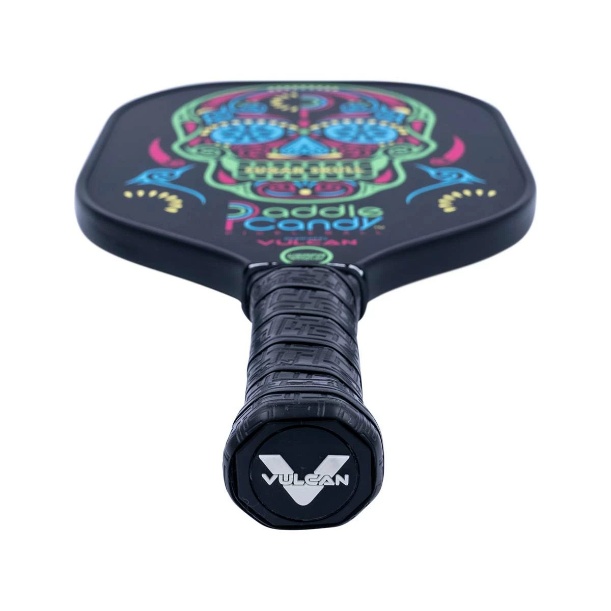 Best deal ๐ Vulcan Paddle ๐ฌ Candy "Sugar Skull" Middleweight Carbon Fiber Pickleball Paddle ๐ - Image 4